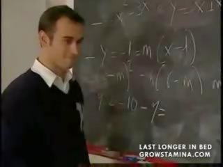 Dirty clip right after class with the fucking teacher