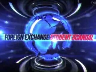 Mladý japonská podivné zahraniční exchange studentská chycený v dospělý klip skandál