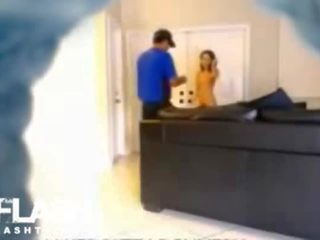 Hampir raped telanjang piza penghantaran berani amatur remaja berkelip webcam