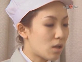 Burvīgs japānieši medmāsas sniedzot bjs līdz libidinous pacienti