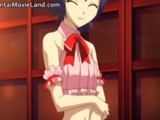 Malaking suso flirty anime pandalawahang kasarian makakakuha ng kanya turok part5