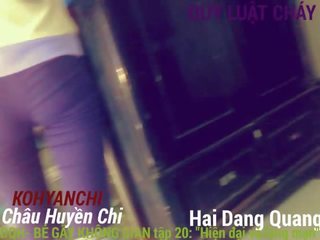 Teen girlfriend Pham Vu Linh Ngoc shy peeing Hai Dang Quang school Chau Huyen Chi hooker