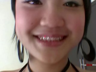 Baby faced Thai teen is easy pussy for the experienced dirty movie tourist